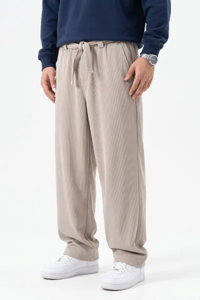 Taş Baggy Belden Bağlamalı Erkek Pantolon 493210