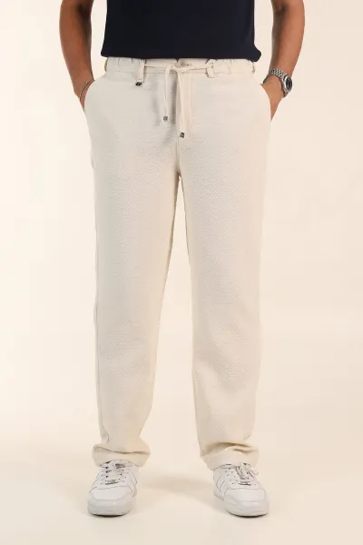 Taş Baggy Dokulu Bel Arkası Lastikli Erkek Pantolon 380911