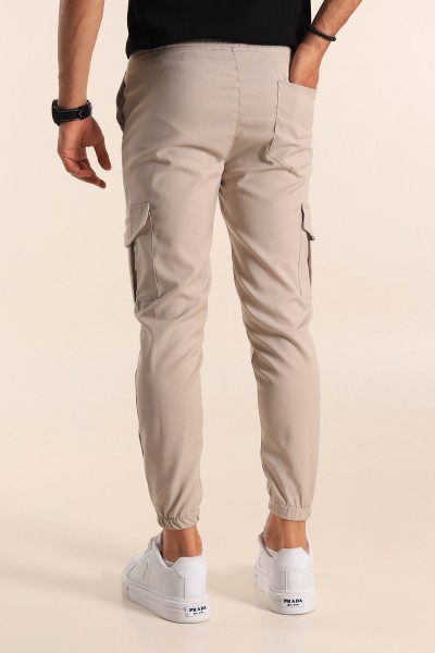 Taş Belden Bağlamalı Kargo Cepli Erkek Jogger Pantolon 194607
