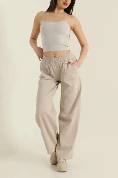 tas-beli-lastikli-kadin-gabardin-pantolon-422488