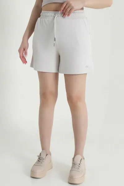 Taş Beli Lastikli Modal Kadın Şort 461738