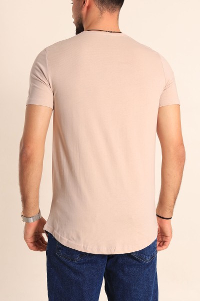 Taş Bisiklet Yaka Erkek Tişört  215858