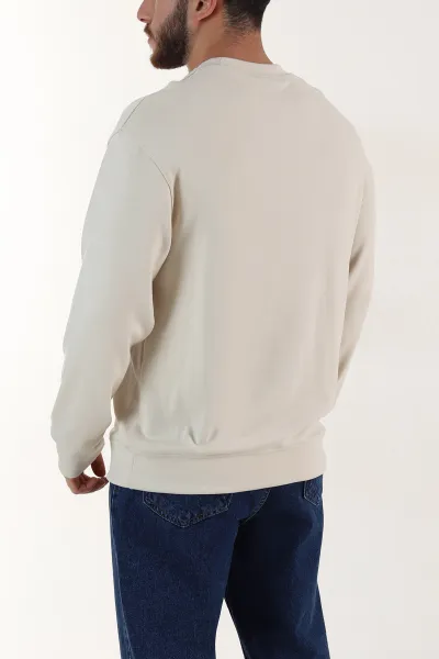 Taş Bisiklet Yaka Uzun Kollu Erkek Sweatshirt 396972