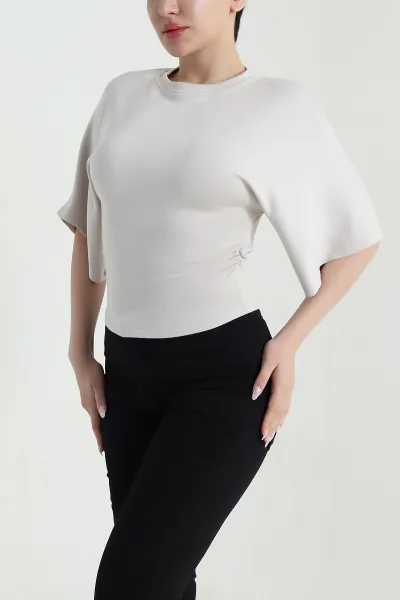 tas-buzgulu-likrali-oysho-kadin-tisort-462215