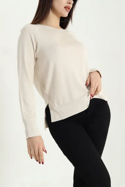 Taş Çilek Kumaş Likralı Bluz 339268