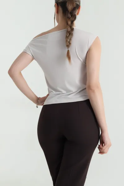 Taş Drapeli Sendy Kadın Bluz 475841