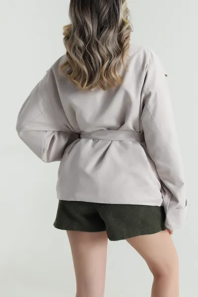 Taş Exclusıve Tasarım Kadın Trenç 489232