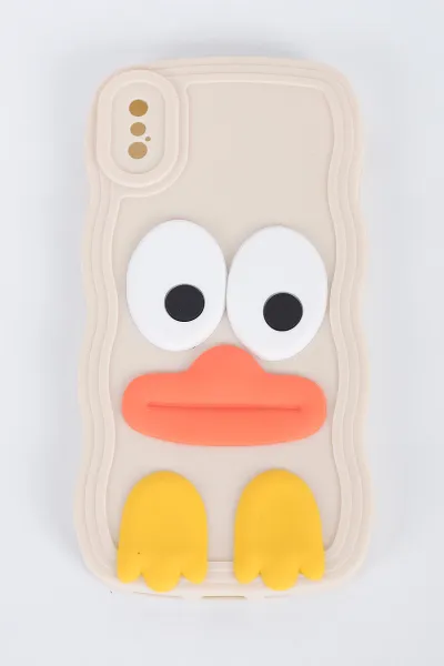 tas-iphone-xs-uyumlu-daffy-serisi-yumusak-silikon-telefon-kilifi-391265