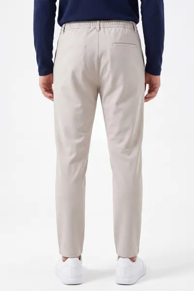 Taş İpli Fermuarlı Örme Erkek Pantolon 472234