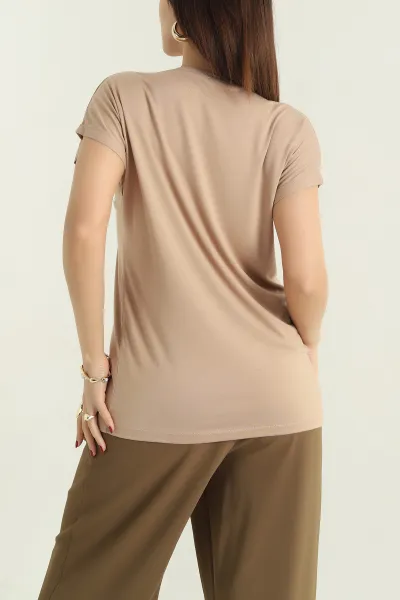 Taş İşlemeli Viskon Bluz 335901