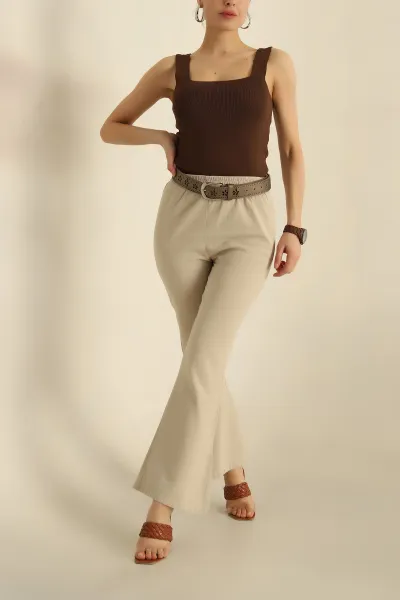 Taş İspanyol Paça Gabardin Pantolon 258560