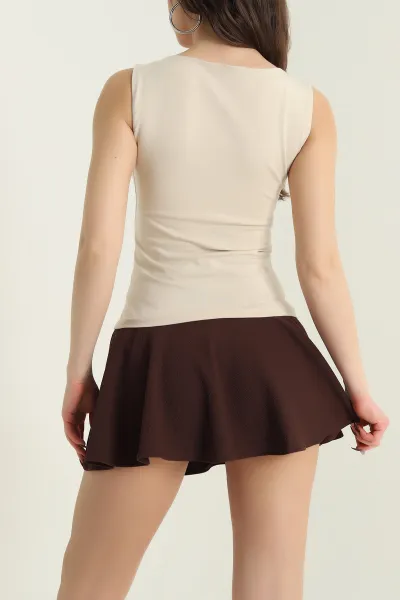 Taş Kolsuz Oysho Kadın Bluz 432358