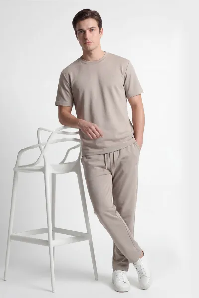 Taş Oysho Kumaş Oversize Erkek İkili Takım 443313
