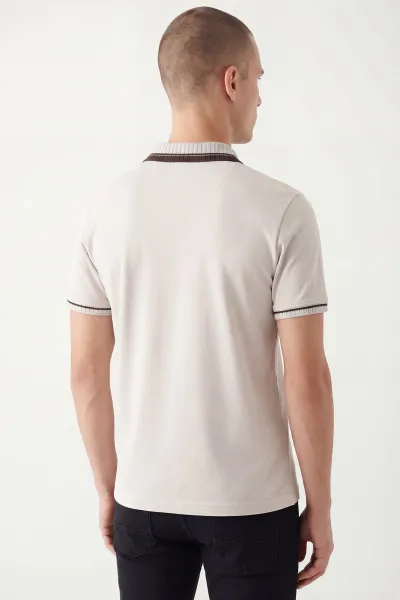 Taş Oysho Kumaş Polo Yaka Erkek Tişört 447831