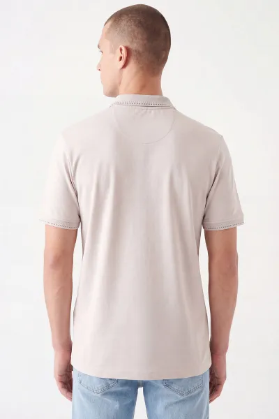 Taş Oysho Kumaş Polo Yaka Erkek Tişört 467586