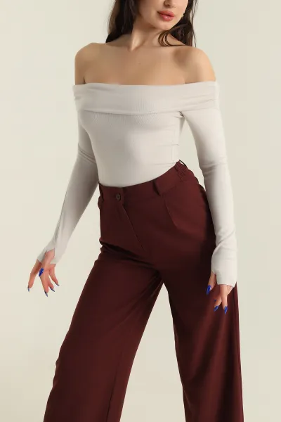 Taş Oysho Madonna Yaka Kadın Bluz 426408