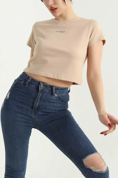 Taş Oysho Süprem Crop 340889