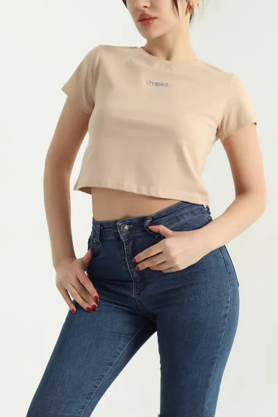 Taş Oysho Süprem Crop 340889