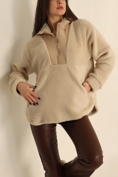 Taş Paraşüt Kumaş Detay Yumoş Sweat 223407