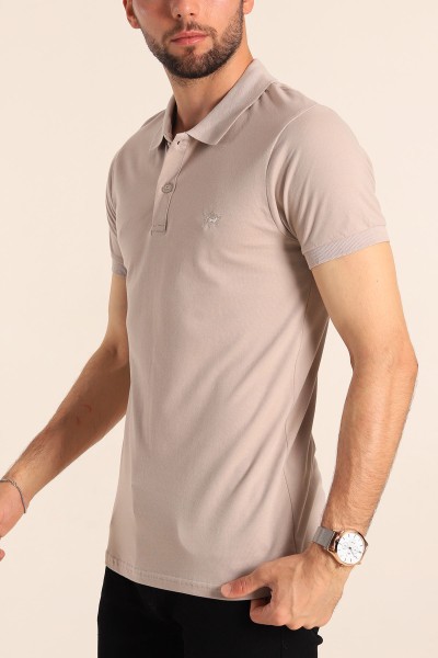 Taş Polo Yaka Dügmeli Erkek Tişört 189854