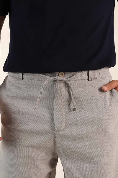 Taş Regular Fit Bel Lastikli Erkek Şort 385208