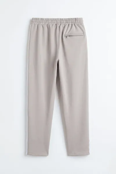 Taş Regular Fit Şerit Detaylı Fermuarlı Cepli Erkek Eşofman Altı 496341