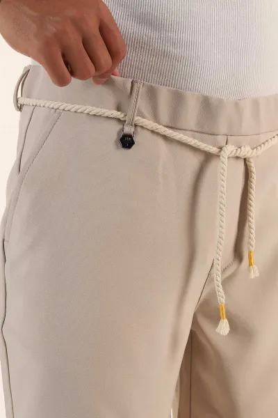 Taş Relaxed Fit Bel Lastikli Erkek Kumaş Şort 381000