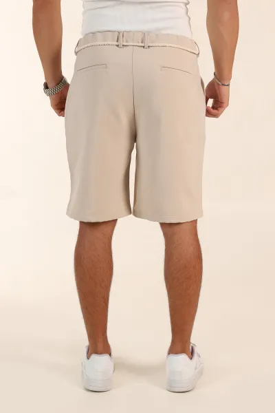 Taş Relaxed Fit Bel Lastikli Erkek Kumaş Şort 381000