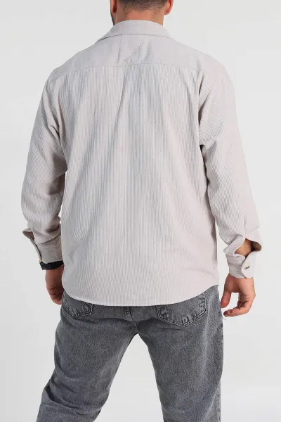 Taş Relaxed Fit Kadife Erkek Gömlek 314710