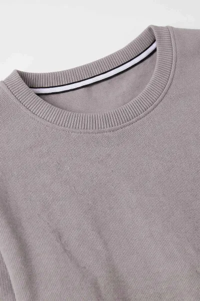 Taş Selanik Bisiklet Yaka Uzun Kol Erkek Sweatshirt 494513