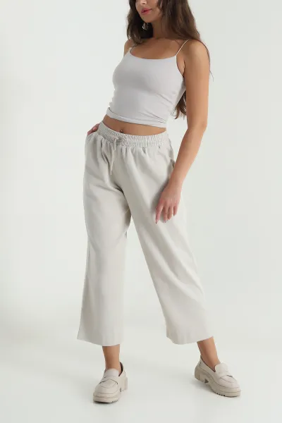 Taş Tencel Gabardin Kadın Pantolon 478628
