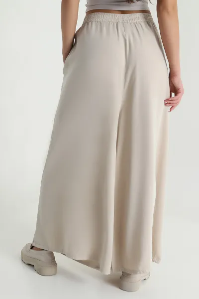 Taş Tensel Modal Kadın Pantolon Etek 478764