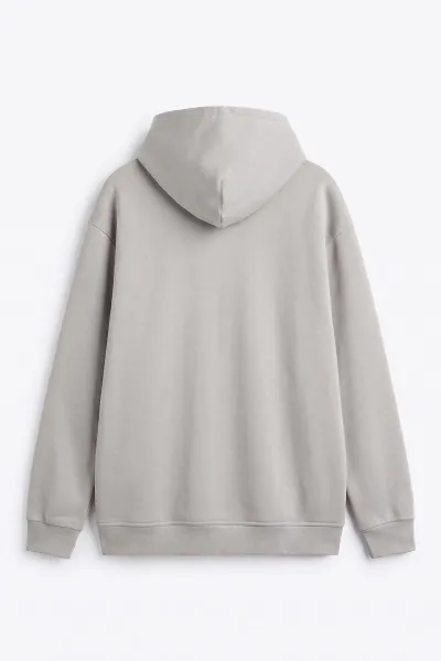 Taş Üç İp Şardonlu Kapüşonlu Erkek Sweatshirt 500077