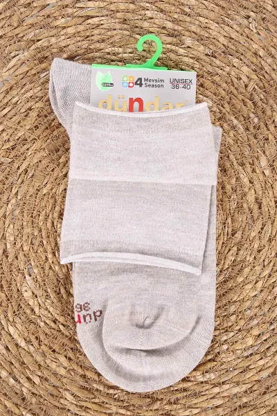 Taş Unisex Dört Mevsim Diyabetik Bambu Konç Çorap (36-40) 477039