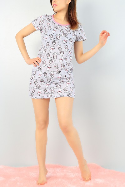 Taş Yazlık Bayan Elbise Pijama 64185