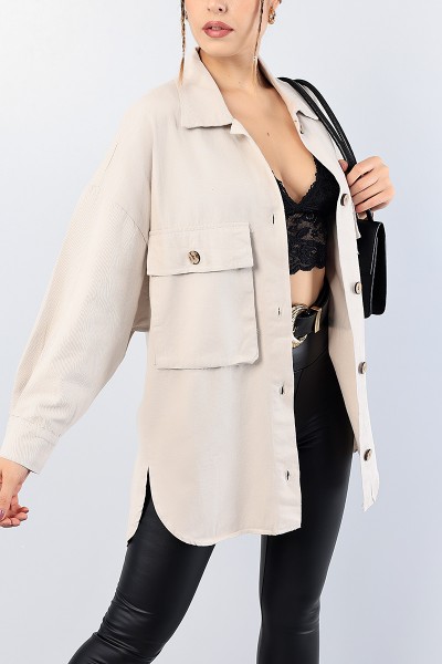 Taş Yeni Sezon Bayan Gabardin Tasarım 76051