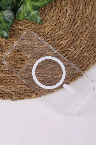 TeknoCase İphone 12 ve  İphone 12 Pro Uyumlu Şeffaf Case Serisi Magsafe Özellikli Animasyonlu Vakumlu Telefon Kılıfı 430971