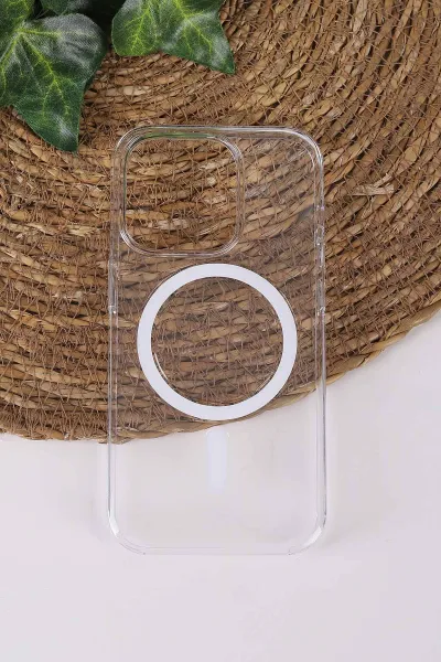 TeknoCase İphone 14 Pro Uyumlu Şeffaf Case Serisi Magsafe Özellikli Animasyonlu Vakumlu Telefon Kılıfı 430983
