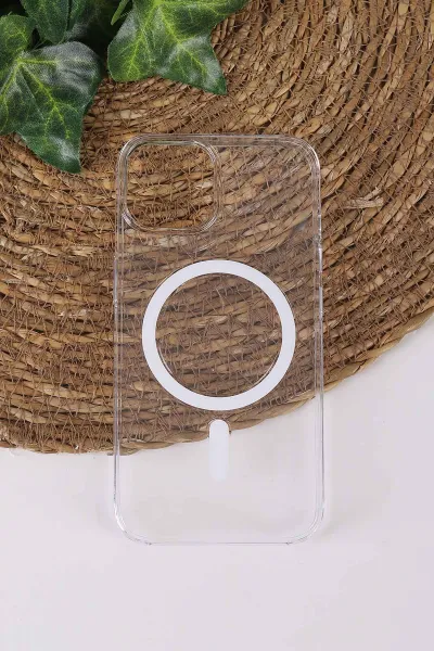TeknoCase İphone 14 Uyumlu Şeffaf Case Serisi Magsafe Özellikli Animasyonlu Vakumlu Telefon Kılıfı 430982
