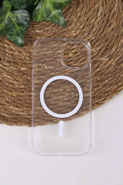 TeknoCase İphone 14 Uyumlu Şeffaf Case Serisi Magsafe Özellikli Animasyonlu Vakumlu Telefon Kılıfı 430982
