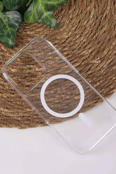 TeknoCase İphone 16 Pro Uyumlu Şeffaf Case Serisi Magsafe Özellikli Animasyonlu Vakumlu Telefon Kılıfı 430992