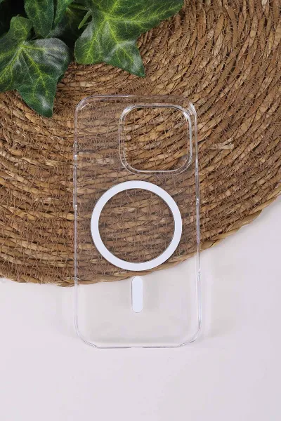 TeknoCase İphone 16 Pro Uyumlu Şeffaf Case Serisi Magsafe Özellikli Animasyonlu Vakumlu Telefon Kılıfı 430992