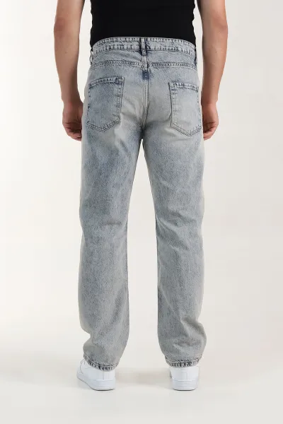 Tint Baggy Taşlamalı Erkek Kot Pantolon 414939
