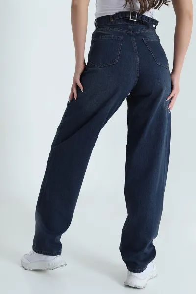 Tint Tokalı Baggy Kadın Kot Pantolon 469584