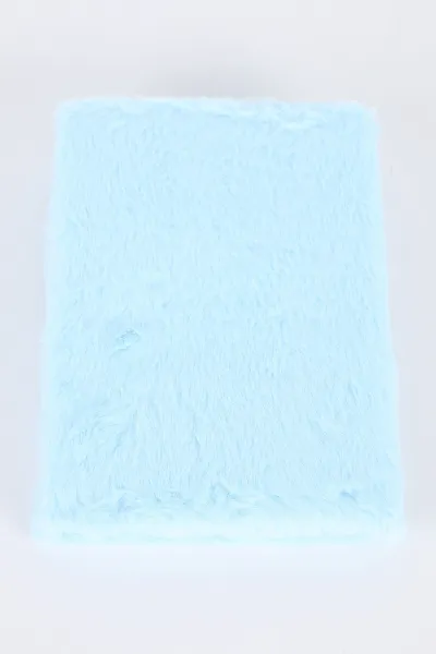 Turkuaz 15x21 Cm Peluş Günlük ve Hatıra Defteri 398236