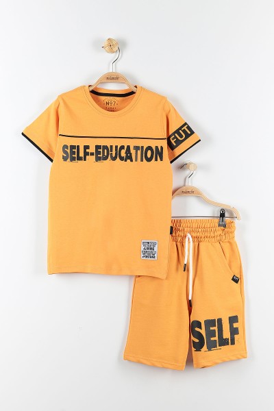 turuncu-11-14-yas-self-education-baskili-bel-baglamali-erkek-cocuk-takim-172392