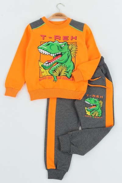 turuncu-4-8-yas-t-rex-dinosaur-baskili-iki-ip-erkek-cocuk-takim-137551