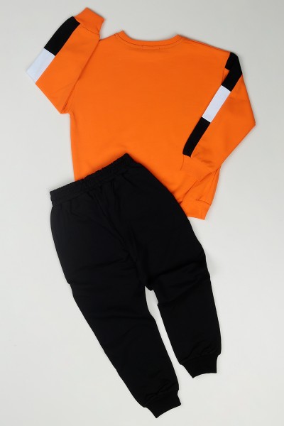 Turuncu (5-9 Yaş) SK8 Baskılı Erkek Çocuk Takım 83836