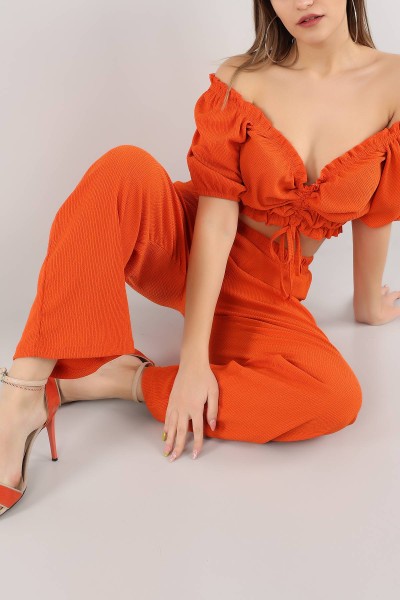 turuncu-burumcuk-pantolon-bluz-bayan-takim-170852