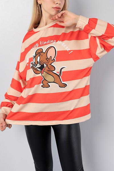turuncu-cizgili-baskili-sweat-tunik-80475